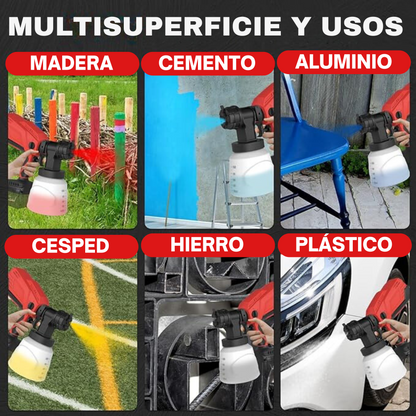 Pistola de Pintura Pulverizadora | A Batería | Multiusos